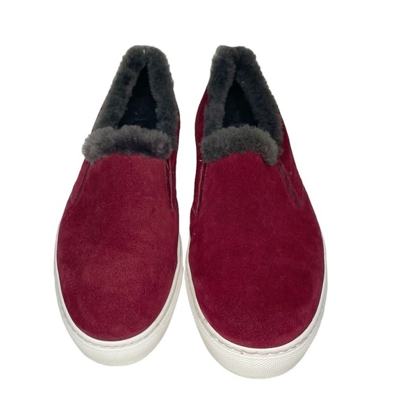 M. Gemi The Cerchio Shearling
Sneakers Burgundy Size 38 1/2 US 8 Made in Italy - Picture 4 of 10